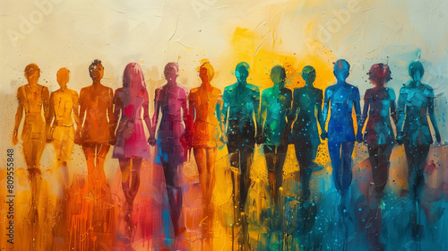 group of people, unity and ...