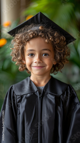 portrait of a child wearing...