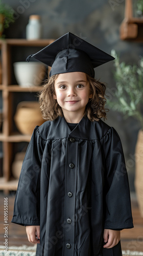 portrait of a child wearing...
