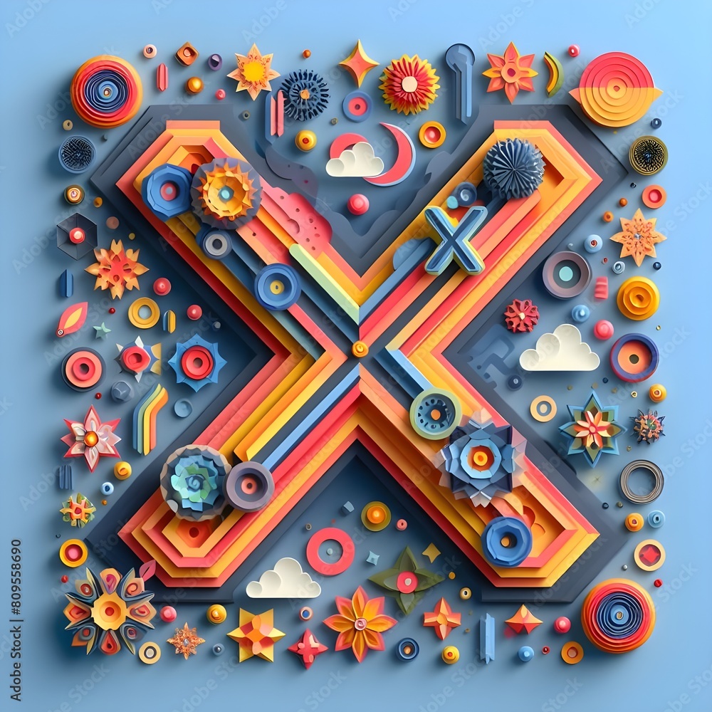 Obraz premium electronic circuit board with components