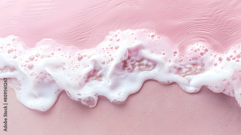 Pastel Pink Marbled Ocean Waves - A Serene Abstract Background Pastel Pink Marbled Ocean Waves - A Serene Abstract Background
