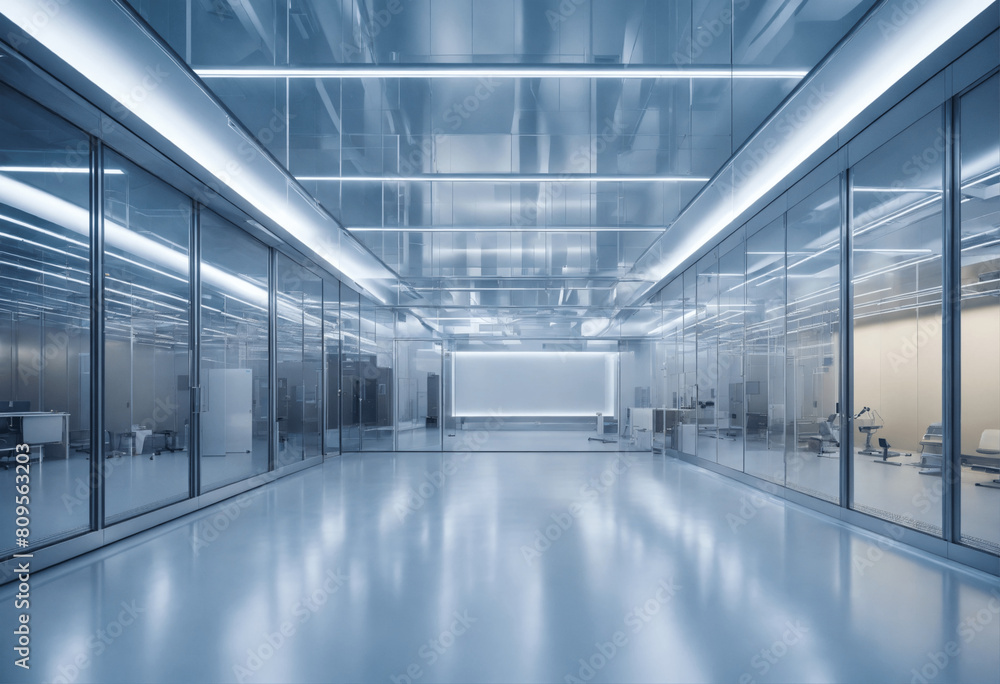 long corridor in the office, Modern Hallway of the office building with a Futuristic environment, Generative AI long corridor in the office, Modern Hallway of the office building with a Futuristic environment, Generative AI