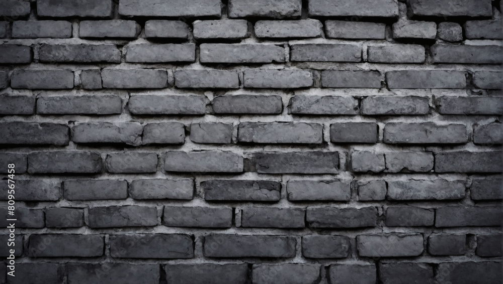 Gray Brick Wall Texture, Ideal Backdrop for a Variety of Settings