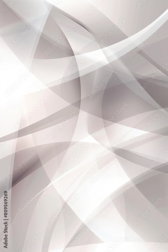 Obraz premium White abstract background with smooth lines. illustration for your design