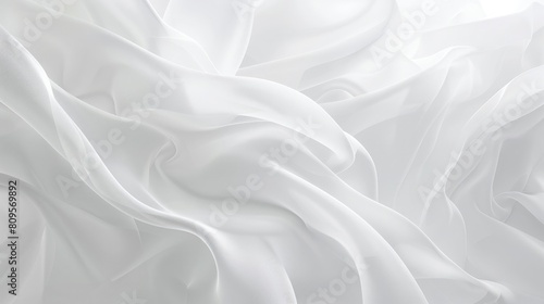 White abstract background with smooth lines. illustration for your design