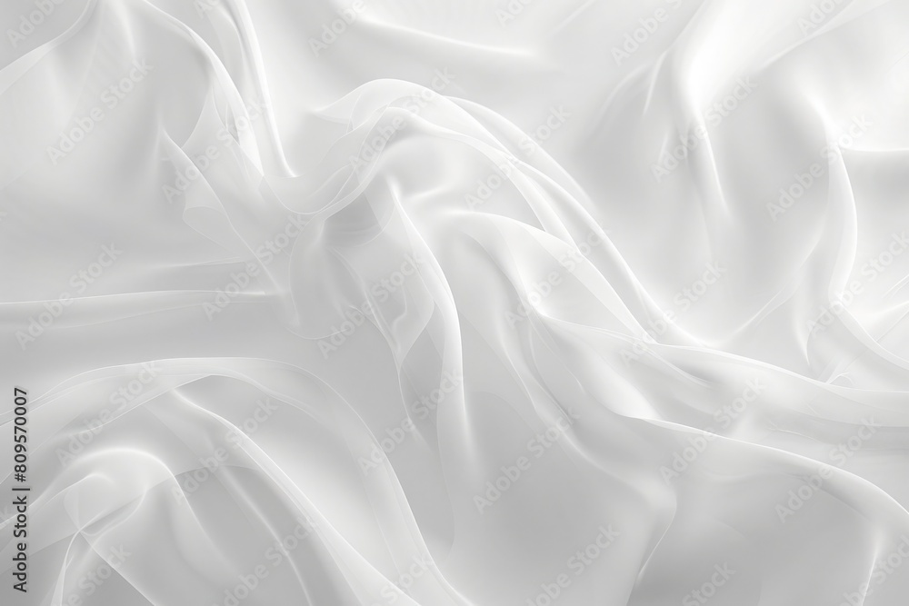 Naklejka premium White abstract background with smooth lines. illustration for your design