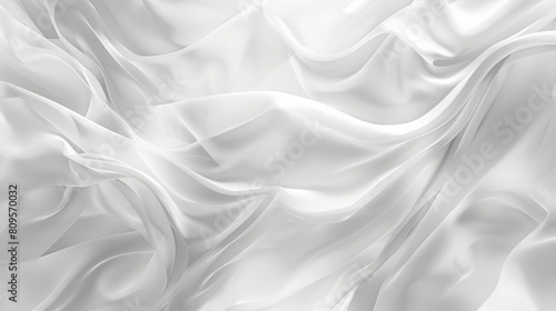 White abstract background with smooth lines. illustration for your design