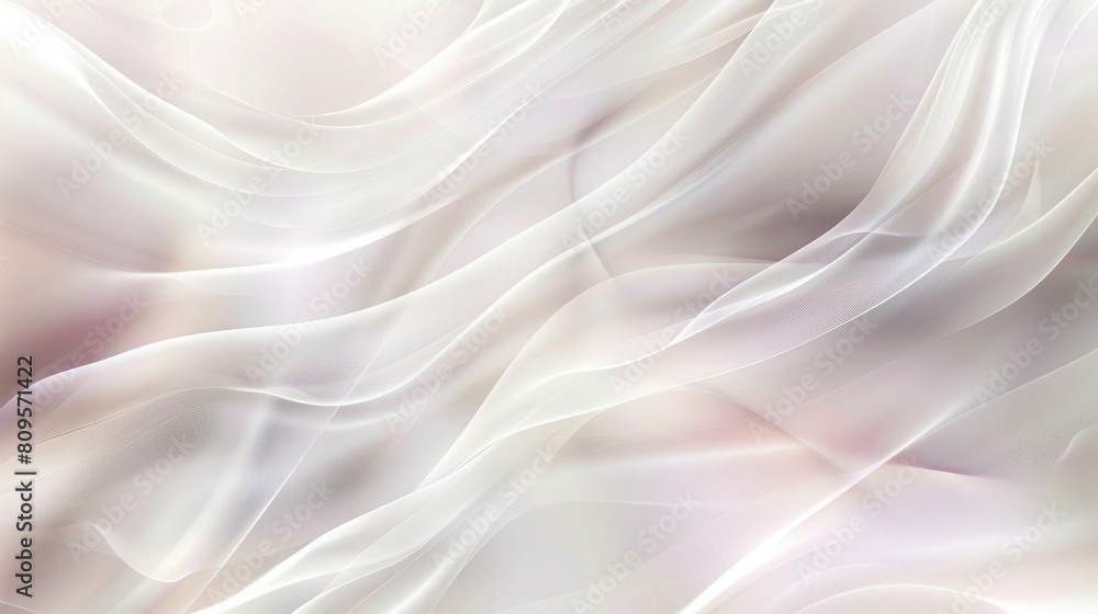 Obraz premium White abstract background with smooth lines. illustration for your design