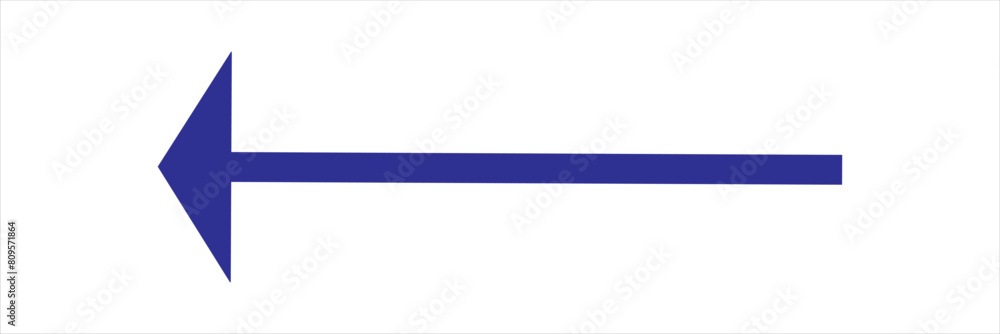 Fototapeta premium blue long arrow