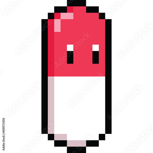 Pixel art cartoon phill character  photo