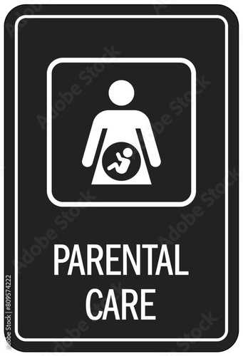 Parental care sign