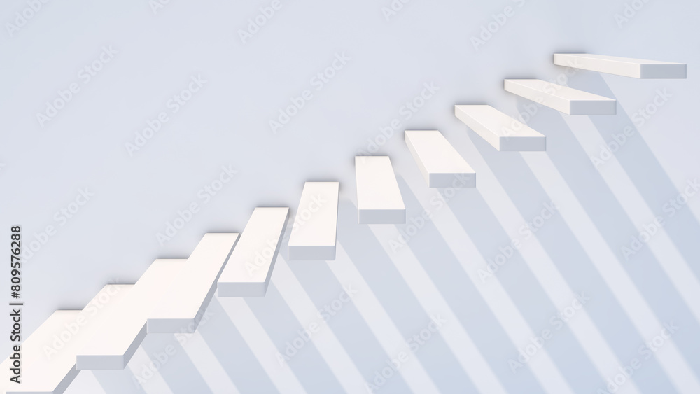 Abstract background of stairs corridors,staircases convey stories of travel.,3D rendering Abstract background of stairs corridors,staircases convey stories of travel.,3D rendering