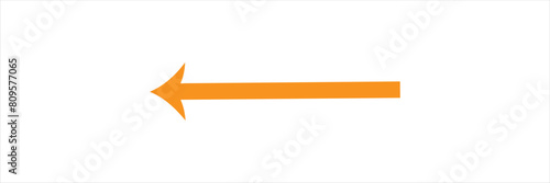 Horizontal dual sided long straight arrow signs. Black, red, stock pointer, direction, position symbol and double arrow icon isolated on white background. Vector graphic illustration. In eps 10