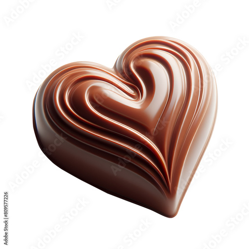 Wallpaper Mural World Chocolate Day | Melting chocolate heart cut out | Heart shaped chocolate Torontodigital.ca