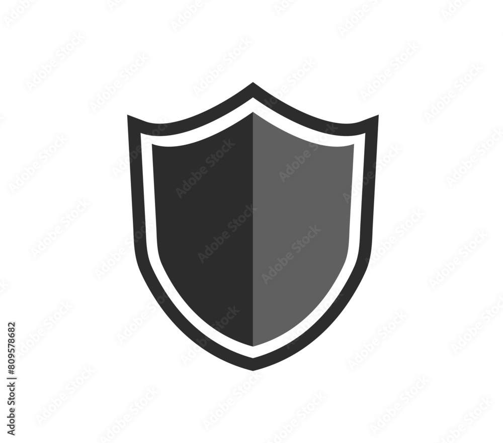 Shield icon. Protection and Security icon on white background. Safety and defense concept. armor icon. Vector illustration Shield icon. Protection and Security icon on white background. Safety and defense concept. armor icon. Vector illustration