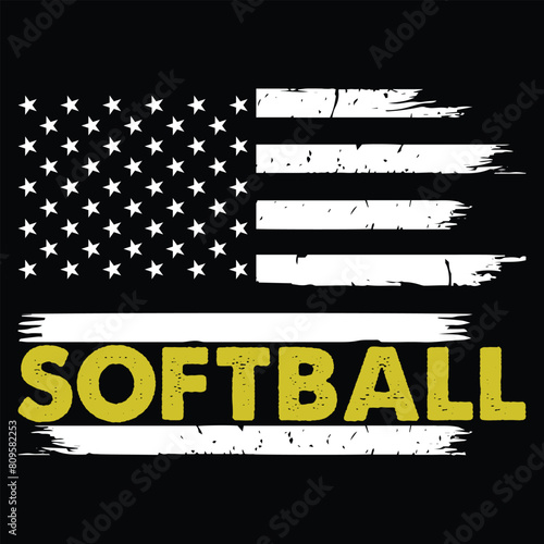 Softball flag shirt, patriotic softball t shirt, love softball t shirt, sports mom shirt, softball mom