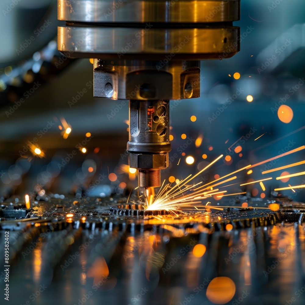 CNC LPG Cutting with Sparks Close Up, Copy Space, Macro Photography, Metalwork Industry, Cnc Cut CNC LPG Cutting with Sparks Close Up, Copy Space, Macro Photography, Metalwork Industry, Cnc Cut