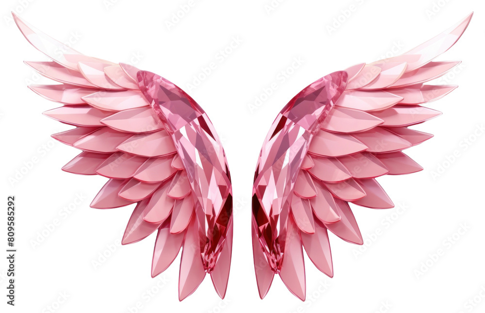 Obraz premium PNG Angle wing minimal white background accessories creativity.