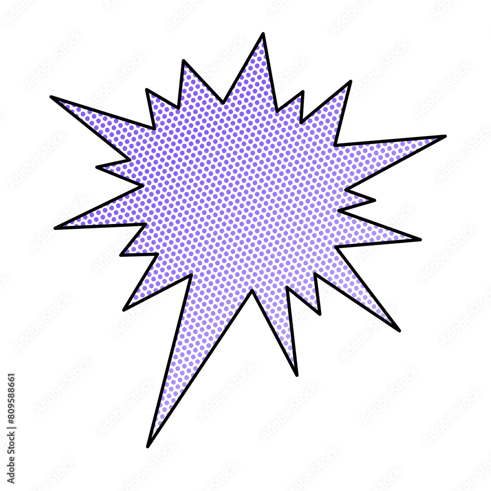 halftone cartoon or comics style speech bubble or speech balloon
halftone cartoon or comics style speech bubble or speech balloon