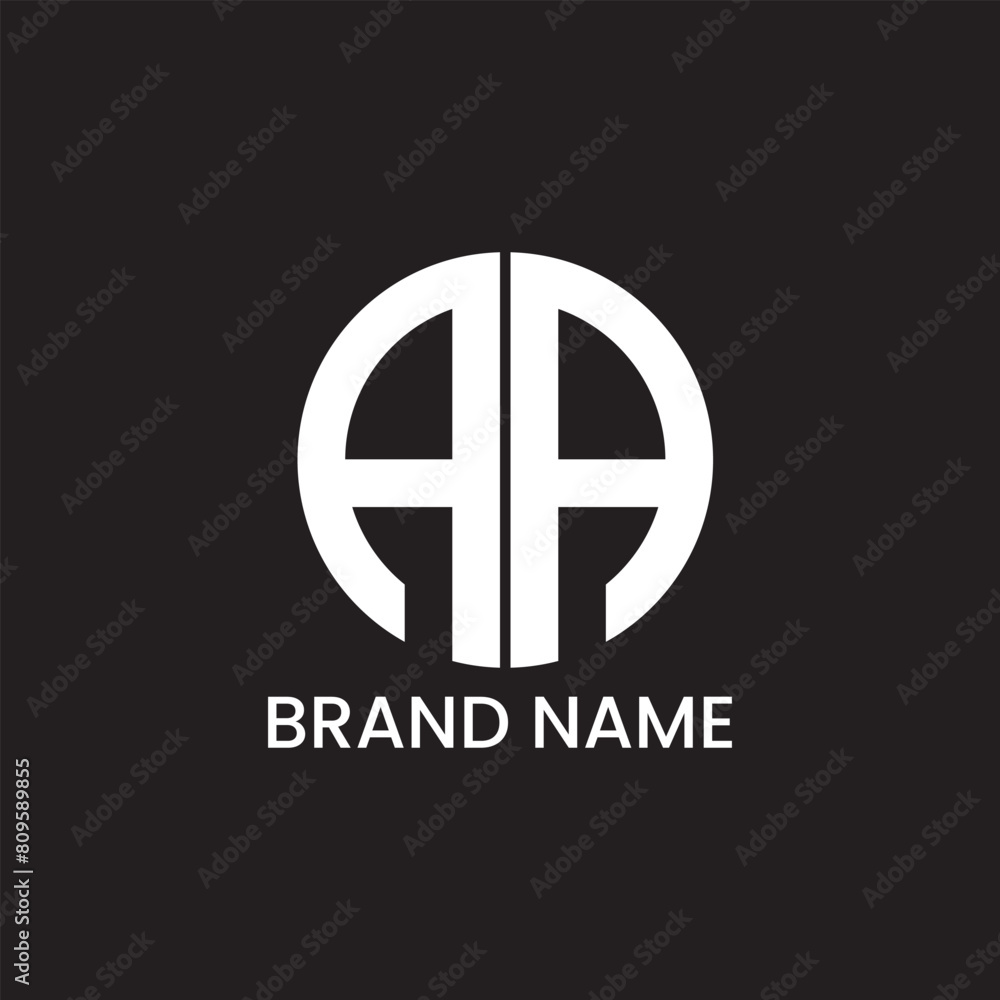 AA initial letter logo for company AA initial letter logo for company
