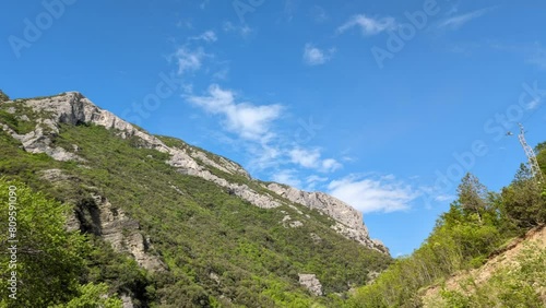 Montagne tra Apecchio e Piobbico nelle marche in primavera photo