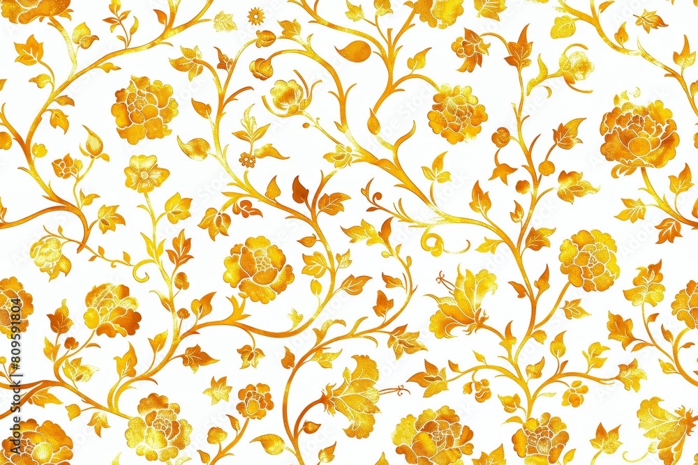 Seamless pattern with gold and white Seamless pattern with gold and white