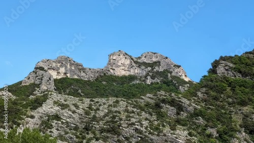 Montagne tra Apecchio e Piobbico nelle marche in primavera photo