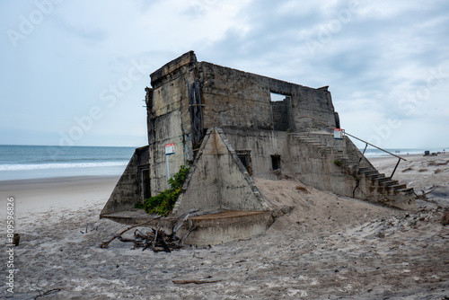 Fotografie Fort Bribie on Bribie Island, Queensland Australia