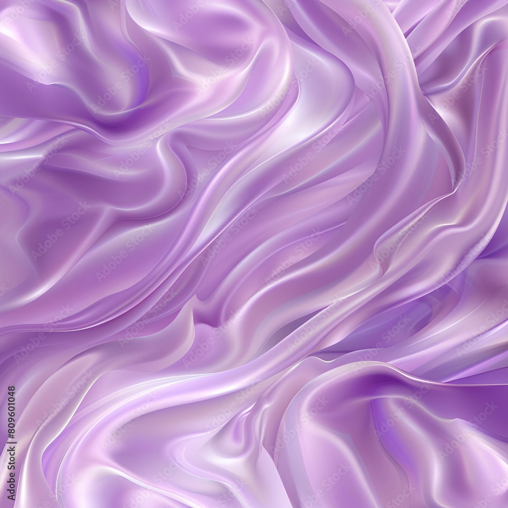 Obraz premium Lilac silky background, fabric abstract wallpaper design,illustration generated with AI 