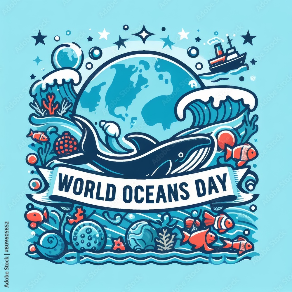 día mundial de los océanos. 
