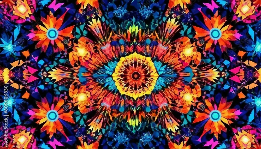 Mesmerizing Symmetry: Abstract Geometric Kaleidoscope Background, Boasting Intricate Patterns and Perfect Symmetry for a Captivating Visual Experience.
Mesmerizing Symmetry: Abstract Geometric Kaleidoscope Background, Boasting Intricate Patterns and Perfect Symmetry for a Captivating Visual Experience.