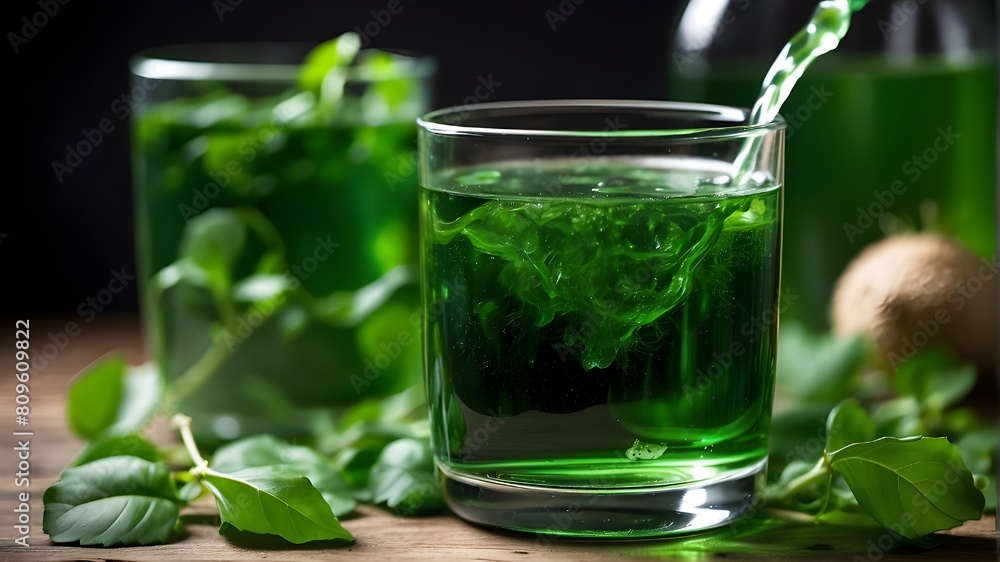 Chlorophyll water is a popular health beverage known for its strong cleansing qualities and possible health advantages. Chlorophyll water is a popular health beverage known for its strong cleansing qualities and possible health advantages.