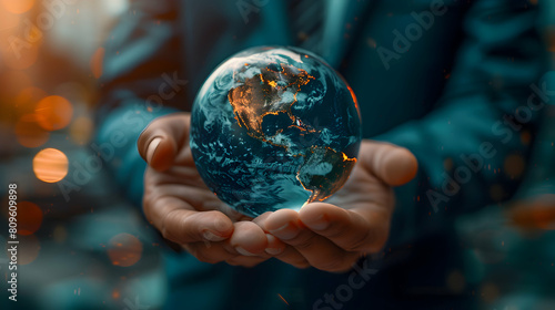 Photo realistic as International Business Development Manager Expanding Markets concept as An international business development manager works on expanding markets by identifying n