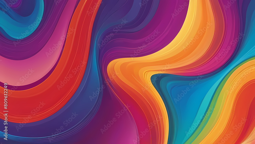 Vibrant Swirls of Color: Abstract Artistic Expression Vibrant Swirls of Color: Abstract Artistic Expression