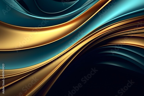 White blue 3d render of dark and black silk displaying white iridescent holographic foll in style of yellow abstract background,metallic
 photo