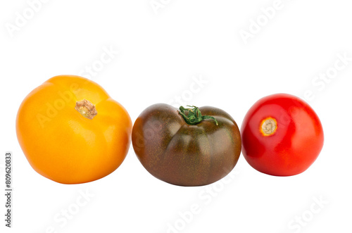 Tomatoes of different breed