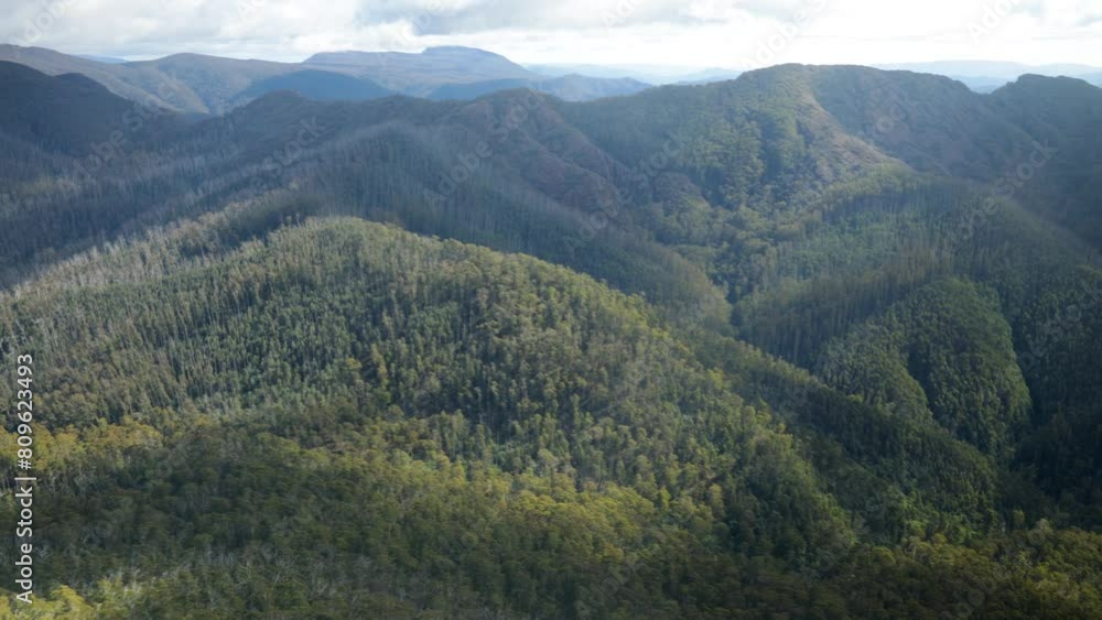 Panning shot of the mountains in the Victorian high country Australia. Panning shot of the mountains in the Victorian high country Australia.