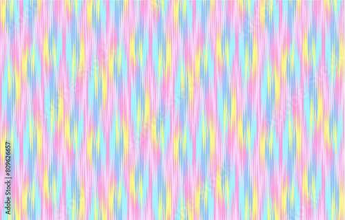 Design Textile ikat wave abstract geometric ikat, design ikat vector for background, wallpaper, carpet, wrapping, fabric, textile fashion wearing.