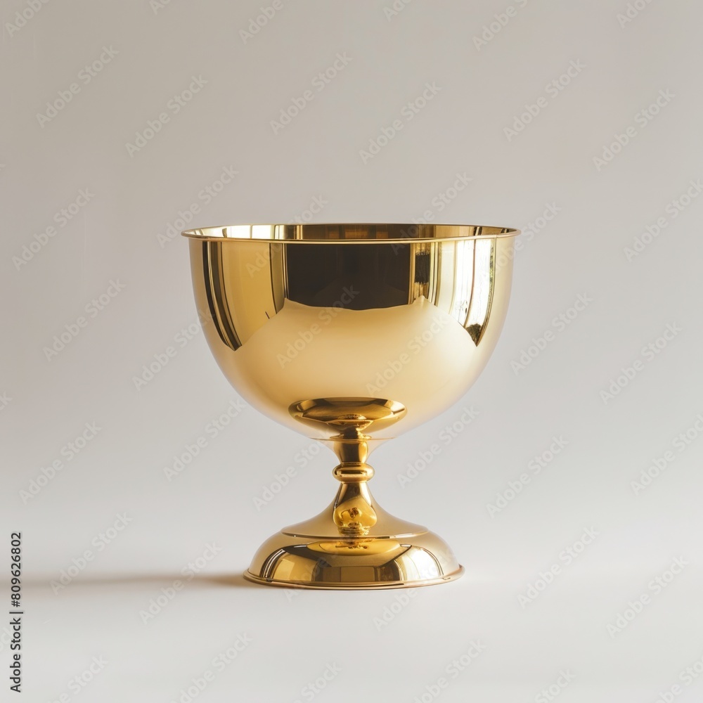 Award Winning Shiny Golden Trophy Cup Isolated on White Background, photo. Award Winning Shiny Golden Trophy Cup Isolated on White Background, photo.