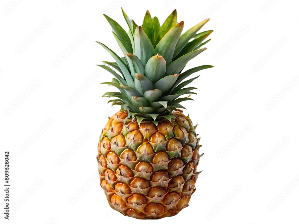 International pineapple day international fruit day fresh fruit isolated on transparent background International pineapple day international fruit day fresh fruit isolated on transparent background