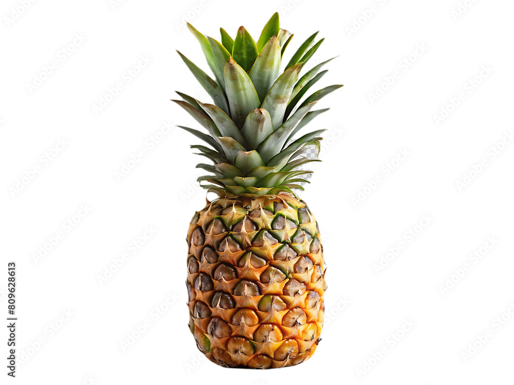 International pineapple day international fruit day fresh fruit isolated on transparent background International pineapple day international fruit day fresh fruit isolated on transparent background