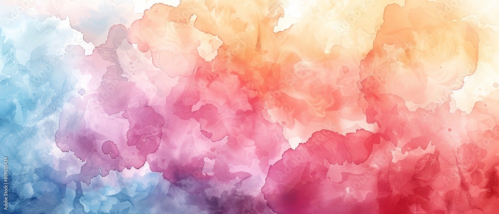 Watercolor style wallpaper vibrant hues mingle and blend, creating a tapestry of color that dazzles the senses.