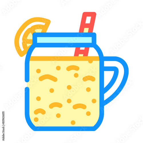 lassi drink indian cuisine color icon vector. lassi drink indian cuisine sign. isolated symbol illustration