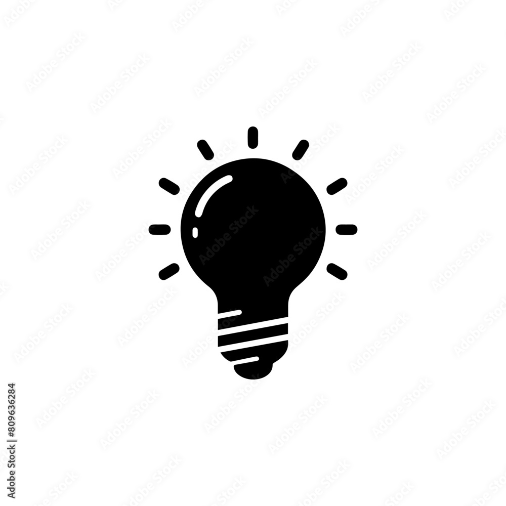 Light Bulb, Electric Lamp flat vector icon. Simple solid symbol isolated on white background. Light Bulb, Electric Lamp sign design template for web and mobile UI element Light Bulb, Electric Lamp flat vector icon. Simple solid symbol isolated on white background. Light Bulb, Electric Lamp sign design template for web and mobile UI element