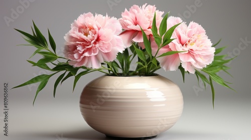 Wallpaper Mural bouquet of pink tulips in vase Torontodigital.ca