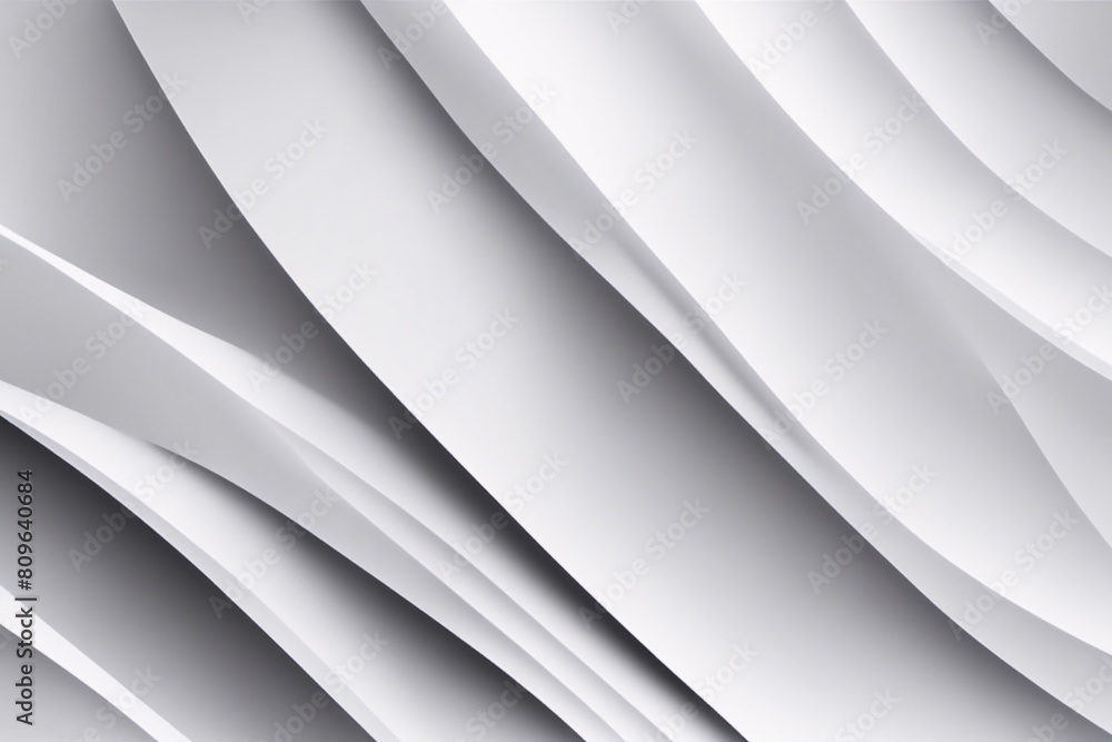 Hexagonal White 3D Abstract Landscape Hexagonal White 3D Abstract Landscape