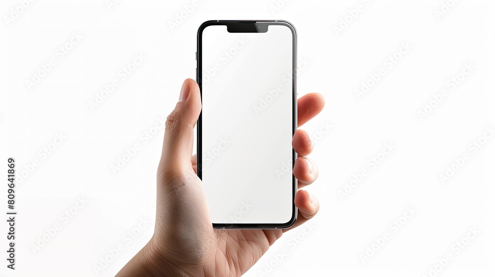 Hand holding smartphone. Perfect for mobile phone app or website design. Hand holding smartphone. Perfect for mobile phone app or website design.