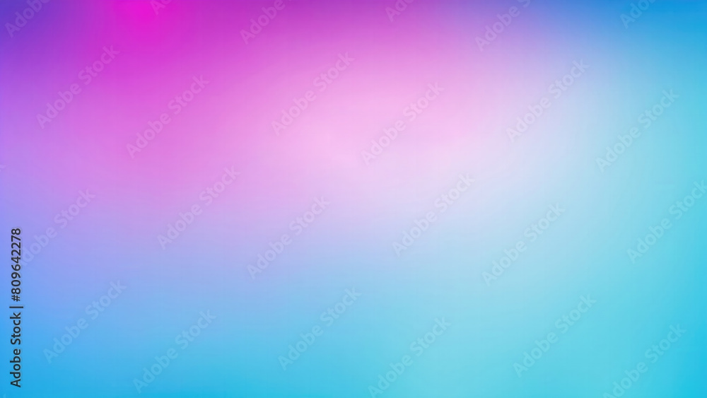Cyan blue and pink gradient bokeh abstract blur background
