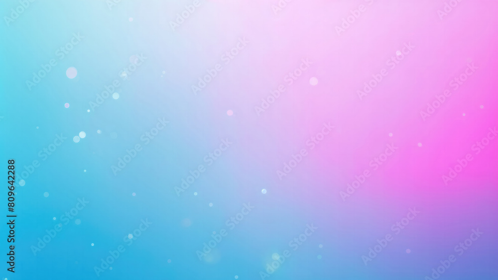 Cyan blue and pink gradient bokeh abstract blur background
