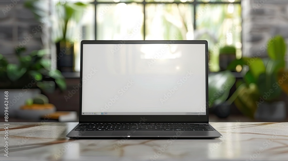 Laptop with blank screen. Perfect for presentation of website design and mockup. Laptop with blank screen. Perfect for presentation of website design and mockup.